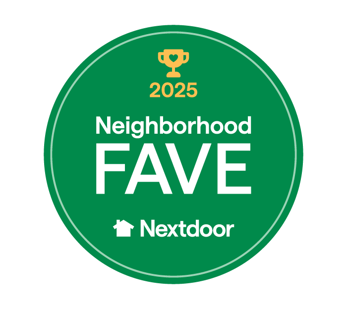 Nextdoor Neighborhood Fave 2025 award earned by AirWorks Solutions